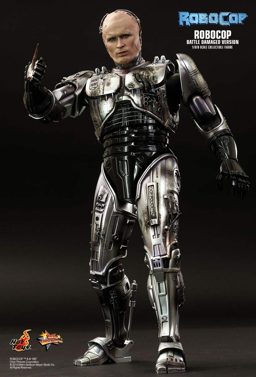 Hot Toys MMS266 - Robocop - Robocop Battle Damaged Version & Alex Murphy