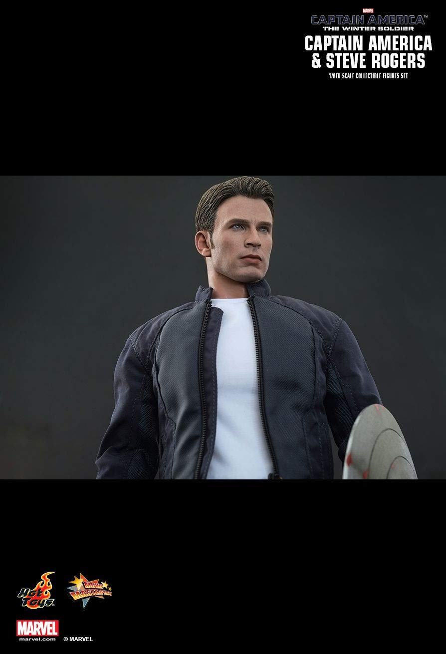 Hot Toys MMS243 - Marvel Comics - Captain America : The Winter Soldier - Captain America & Steve Rogers