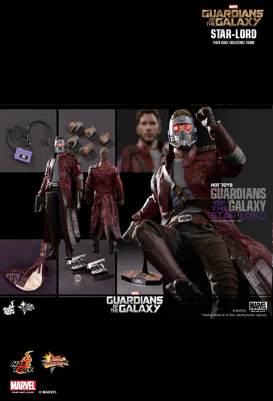 Hot Toys MMS255 - Marvel Comics - Guardians Of The Galaxy - Star Lord Standard Version