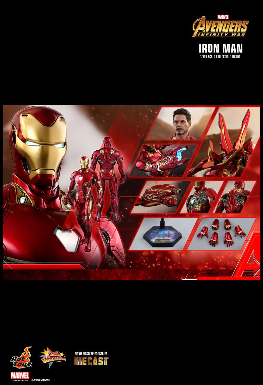 Hot Toys MMS473D23 - Marvel Comics - Avengers 3 : Infinity War - Iron Man Mark50