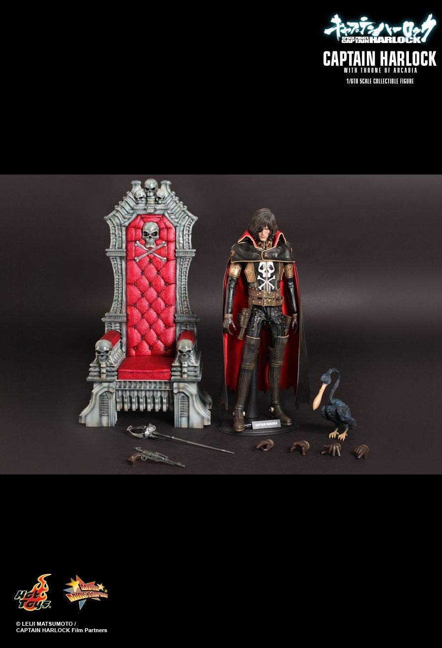 Hot Toys MMS223 - Space Pirate - Captain Harlock & Throne Of Arcadia