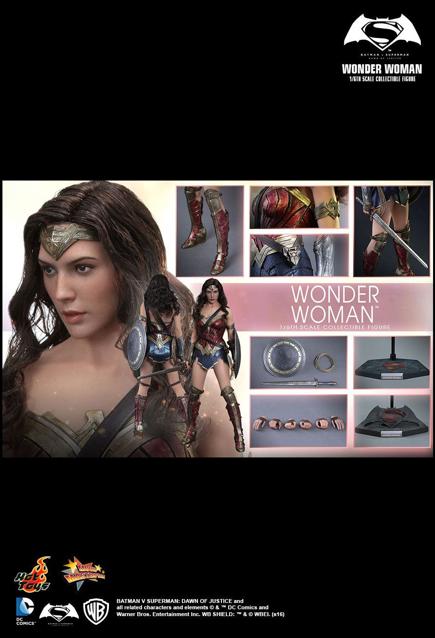 Hot Toys MMS359 - DC Comics - Batman vs Superman : Dawn Of Justice - Wonder Woman