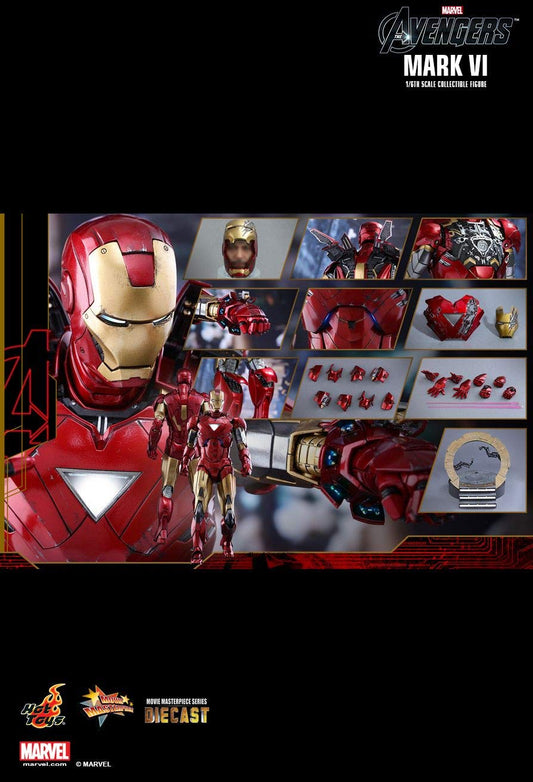 Hot Toys MMS378D17 - Marvel Comics - The Avengers - Iron Man Mark 6 Standard Version