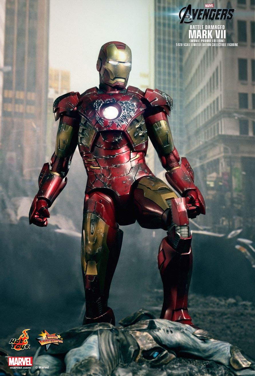 Hot Toys MMS196 Marvel Comics The Avengers Iron Man Battle