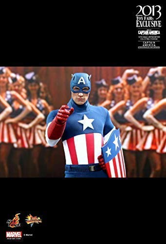 Hot Toys MMS205 - Marvel Comics - Captain America : The First Avenger - Captain America Star Spangled Man Version