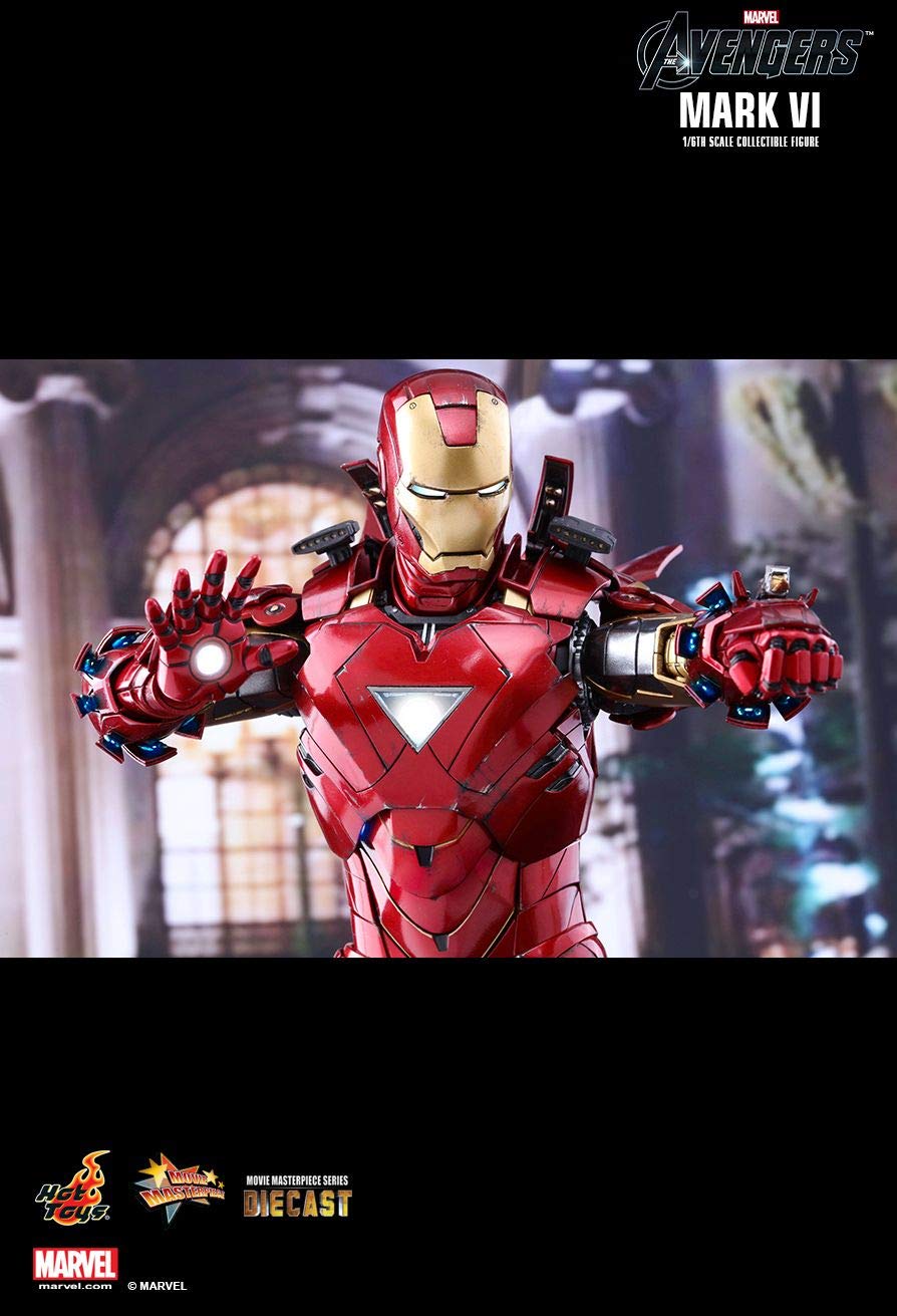 Hot Toys MMS378D17B - Marvel Comics - The Avengers - Iron Man Mark 6 Deluxe Version