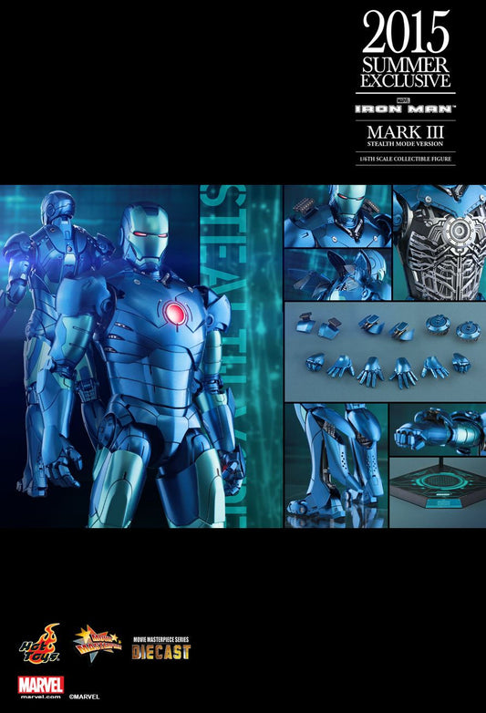 Hot Toys MMS314D12 - Marvel Comics - Iron Man - Iron Man Mark 3 Stealth Mode Version