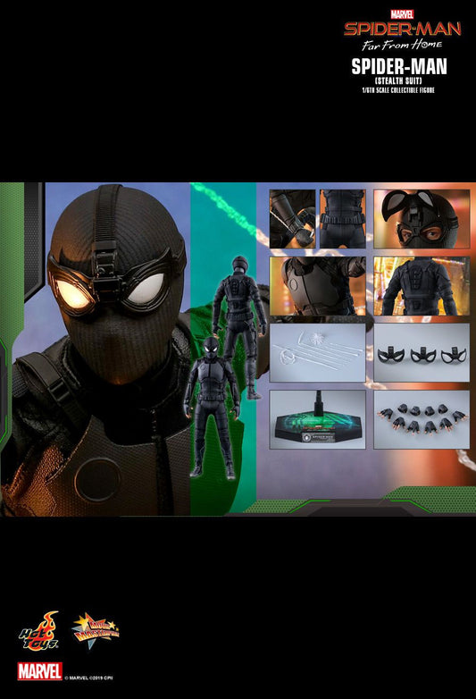 Hot Toys MMS540 - Marvel Comics - Spider-Man : Far From Home - Spider-Man Stealth Suit Standard Version