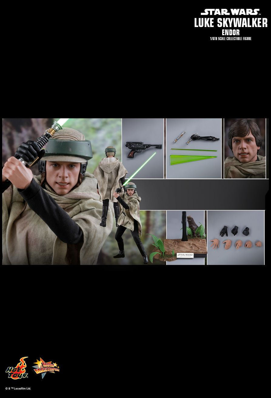 Hot Toys MMS516 - Star Wars 6 : Return Of The Jedi - Luke Skywalker Endor Suit  Version