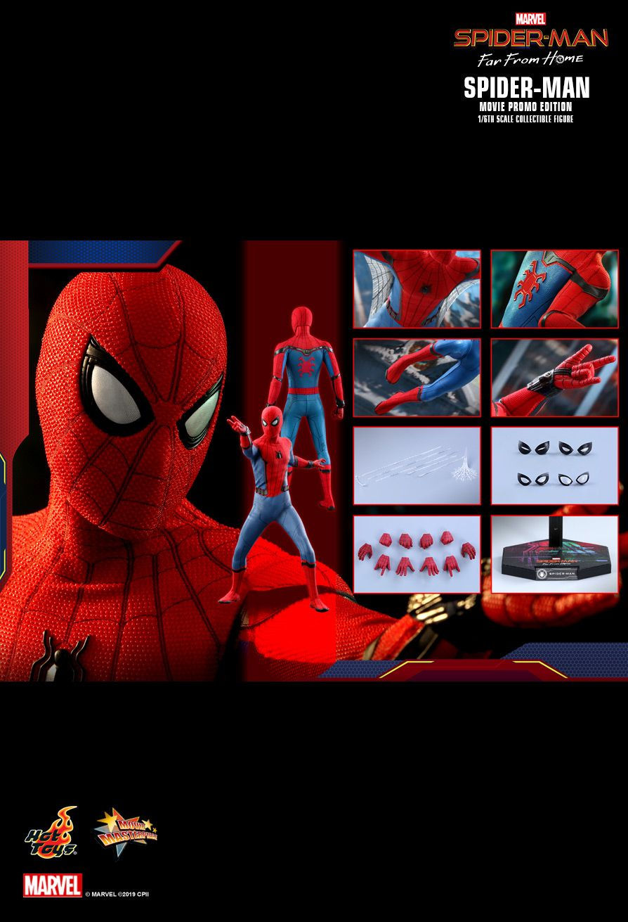 Hot Toys MMS535 - Marvel Comics - Spider-Man : Far From Home - Spider-Man Movie Promo Edition