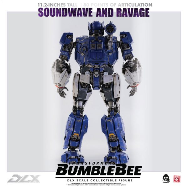 Threezero 3Z0160 DLX - Transformers BumbleBee - Soundwave And Ravage