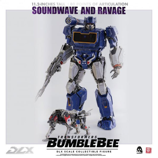 Threezero 3Z0160 DLX - Transformers BumbleBee - Soundwave And Ravage