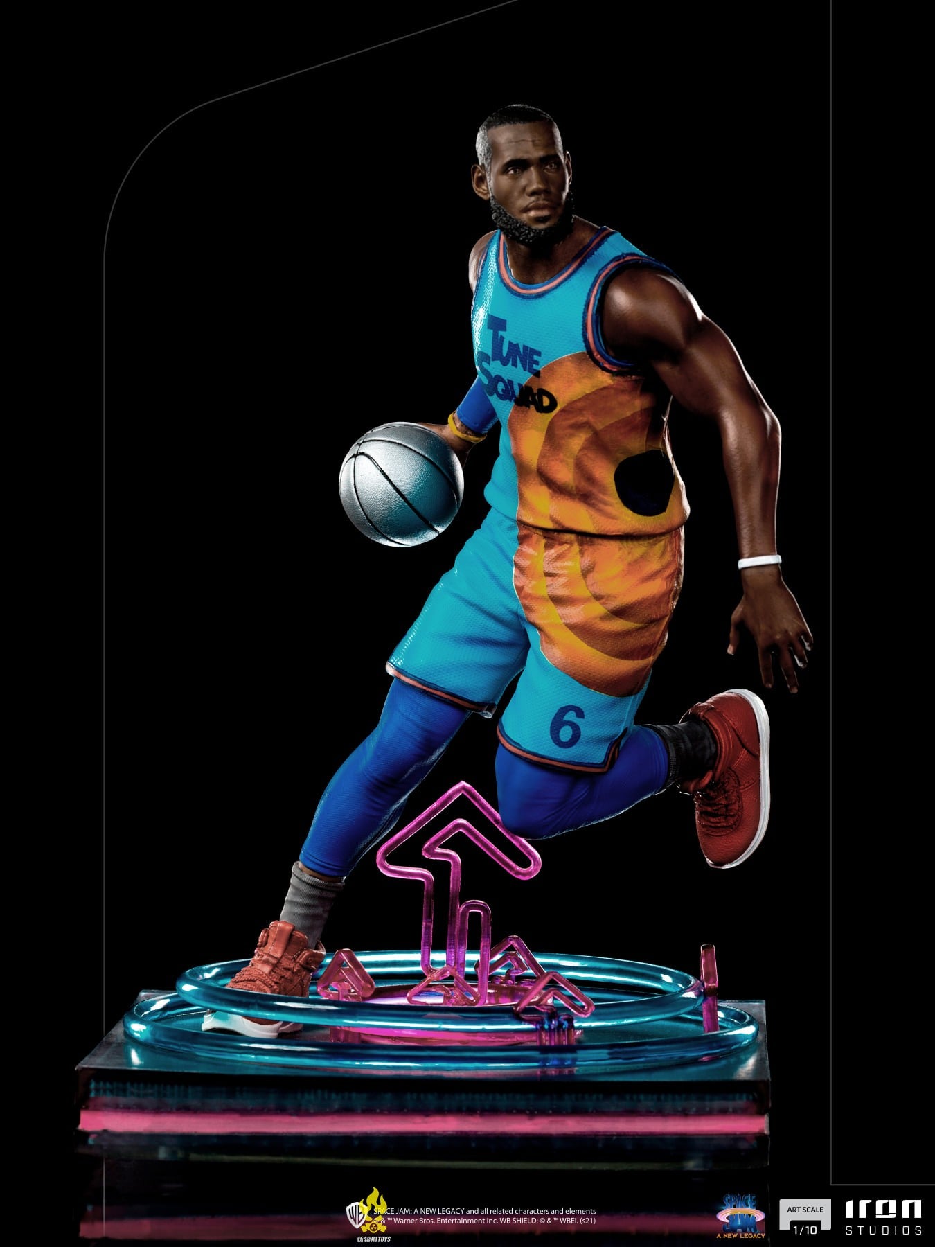 Iron Studios WBSJM49521-10 - Space Jam 2 - LeBron James