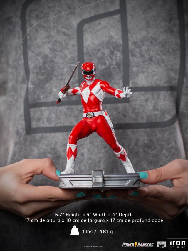 Iron Studios POWRAN46121-10 - Power Rangers - Red Ranger – Captain ...