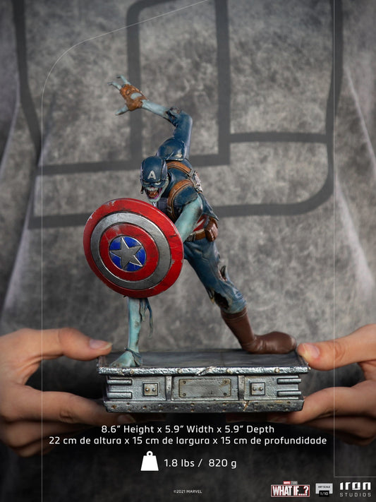 Iron Studios MARCAS50221-10 - Marvel Comics - What If...? - Zombie Captain America