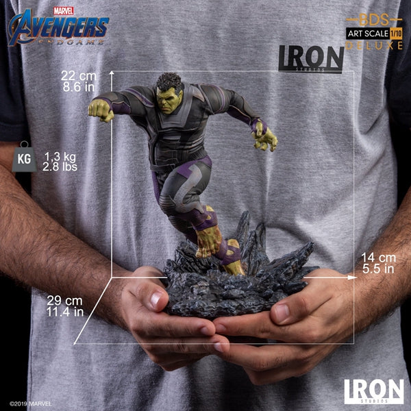 Iron Studios MARCAS20419-10 - Marvel Comics - Avengers: Endgame - Hulk Deluxe