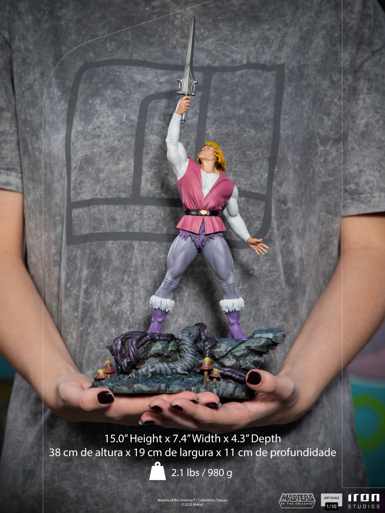 Iron Studios HMMOTU58921-10 - Masters of the Universe - Prince Adam