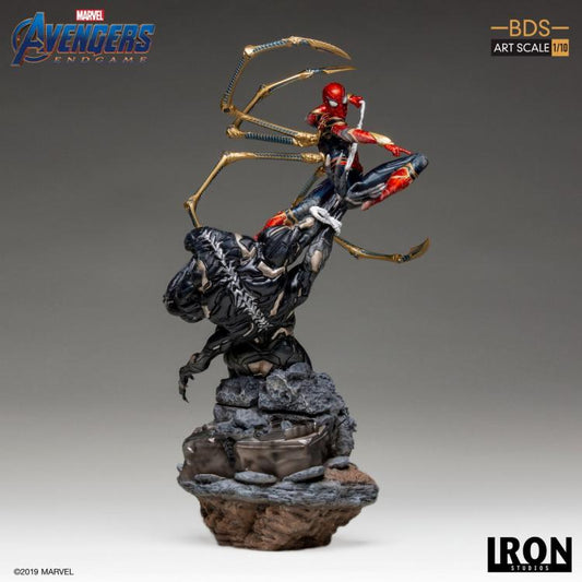 Iron Studios - Marvel Comics - Avengers : Endgame - Iron Spider Vs Outrider