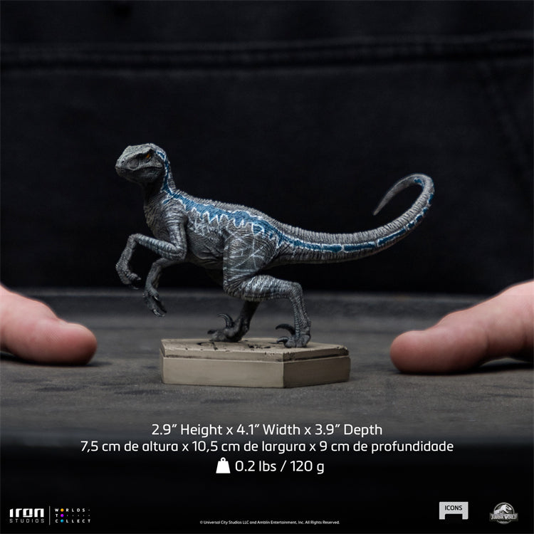 Iron Studios - Jurassic World - Velociraptor Blue B