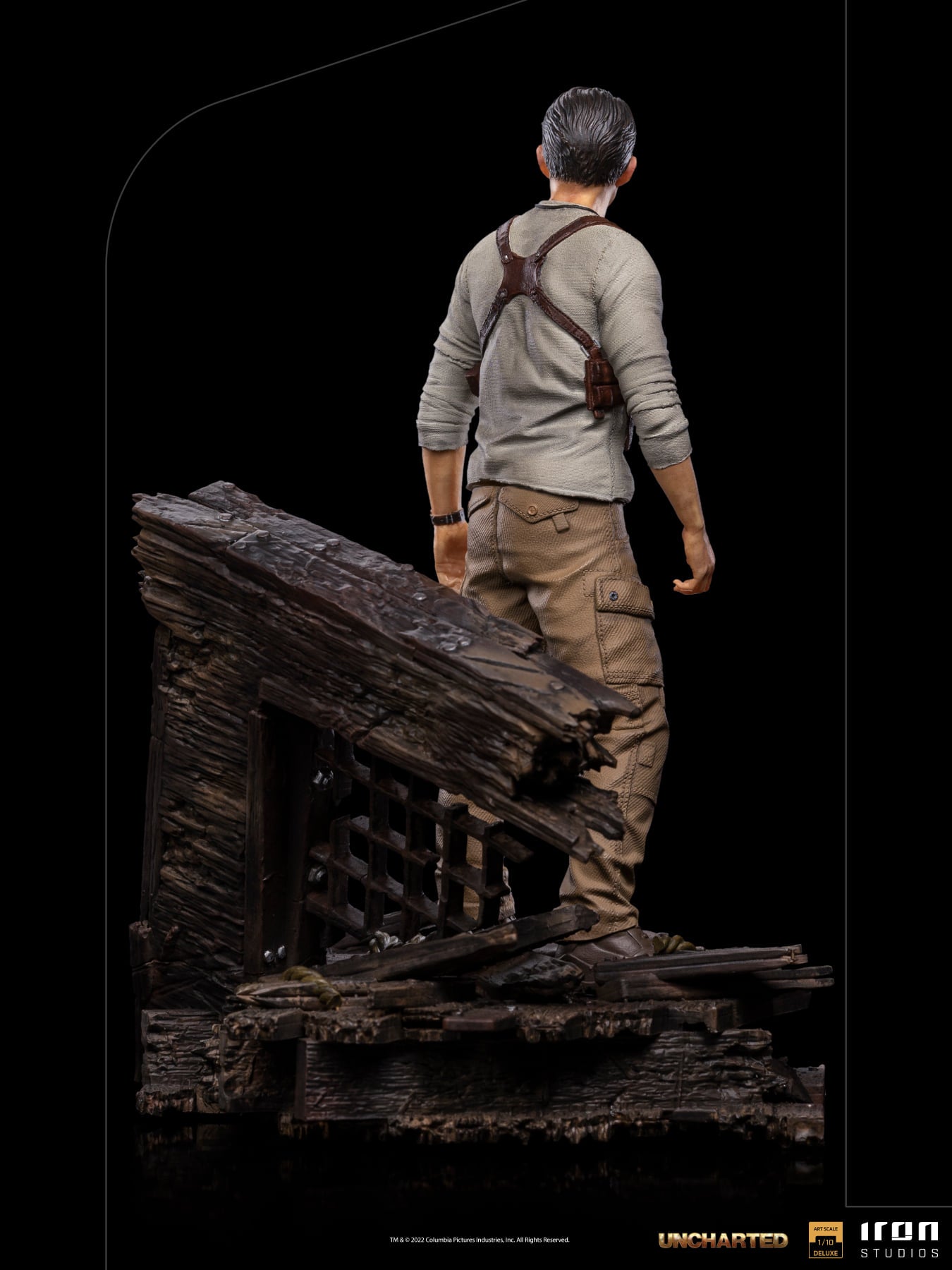 Iron Studios SONYYUN62322-10 - Uncharted Movie - Nathan Drake Deluxe Version