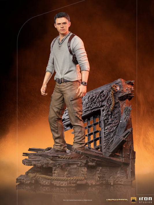Iron Studios SONYYUN62322-10 - Uncharted Movie - Nathan Drake Deluxe Version