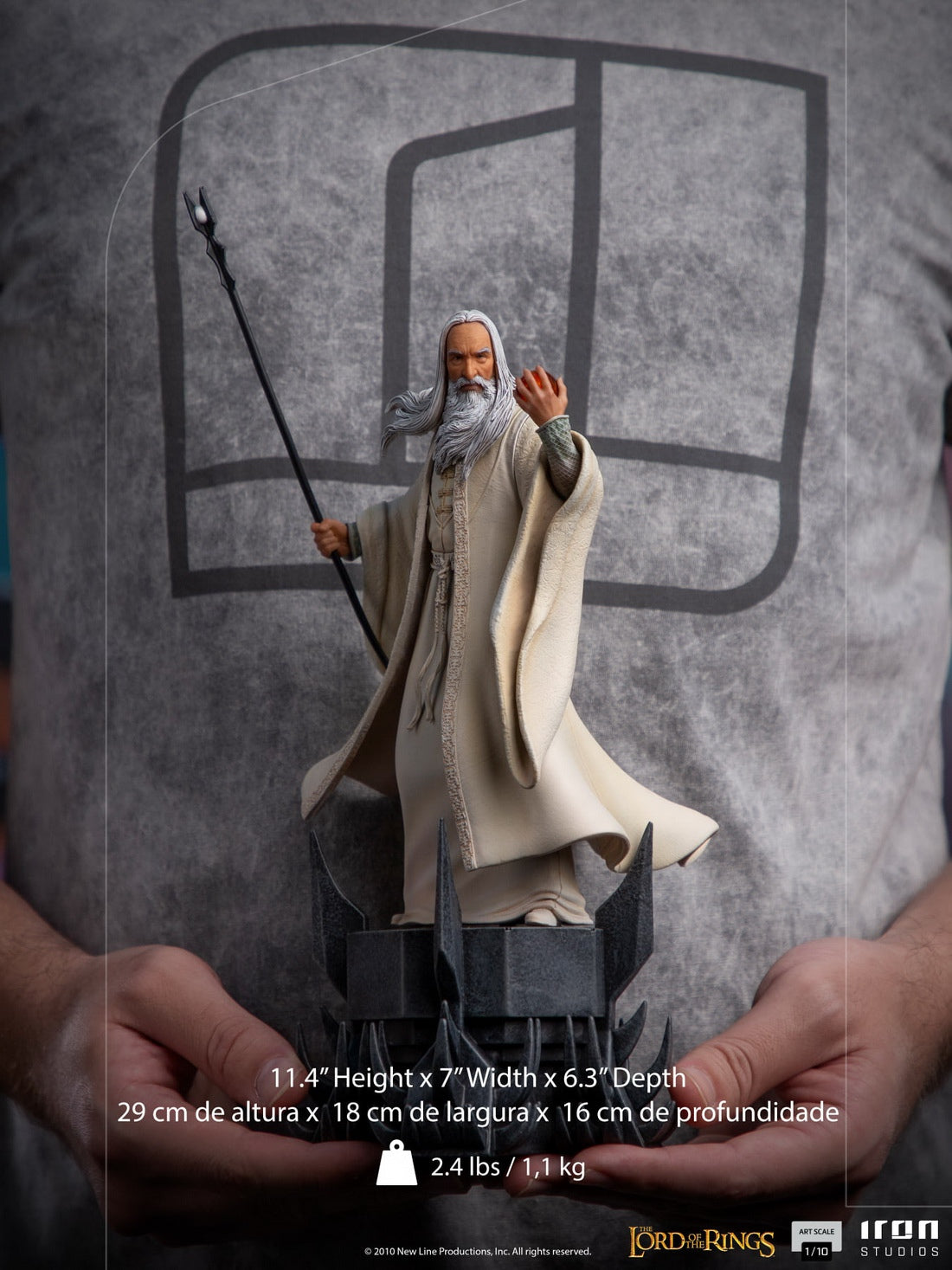 Iron Studios WBLOR58021-10 - Lord Of The Rings - Saruman