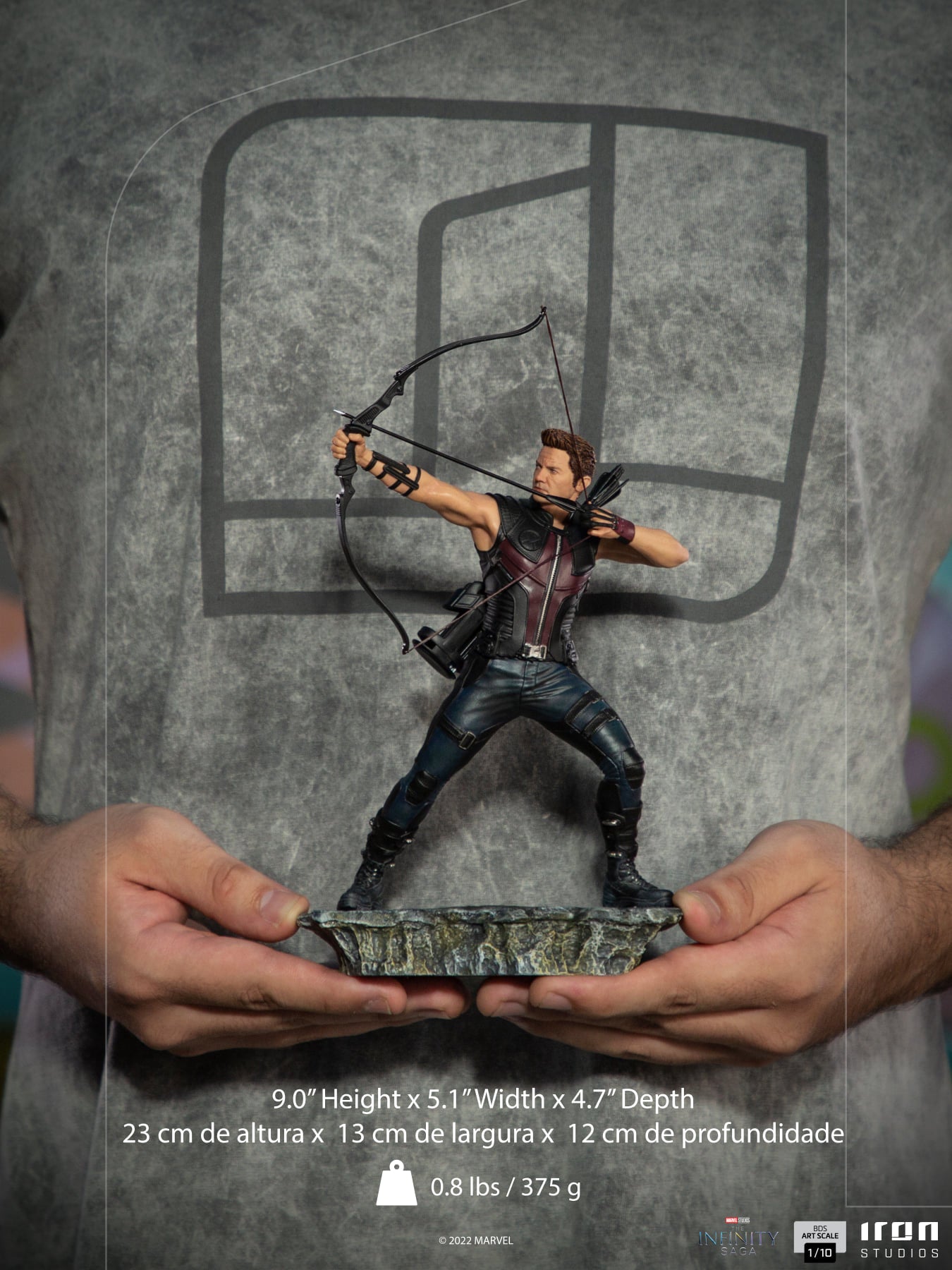 Iron Studios MARCAS60622-10 - Marvel Comics - Avengers : The Infinity Saga - Hawkeye Battle of New York