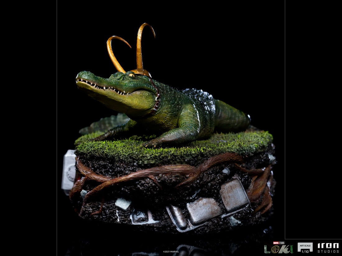 Iron Studios MARCAS57121-10 - Marvel Comics - Loki - Alligator Loki