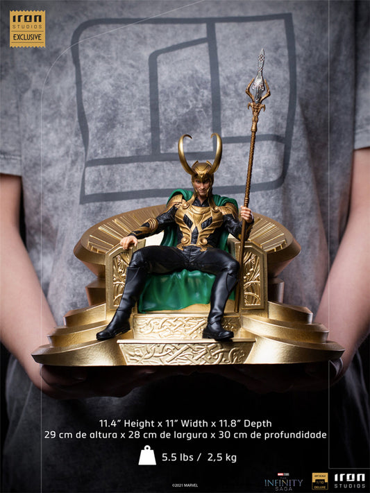 Iron Studios - Marvel Comics - Loki & Throne