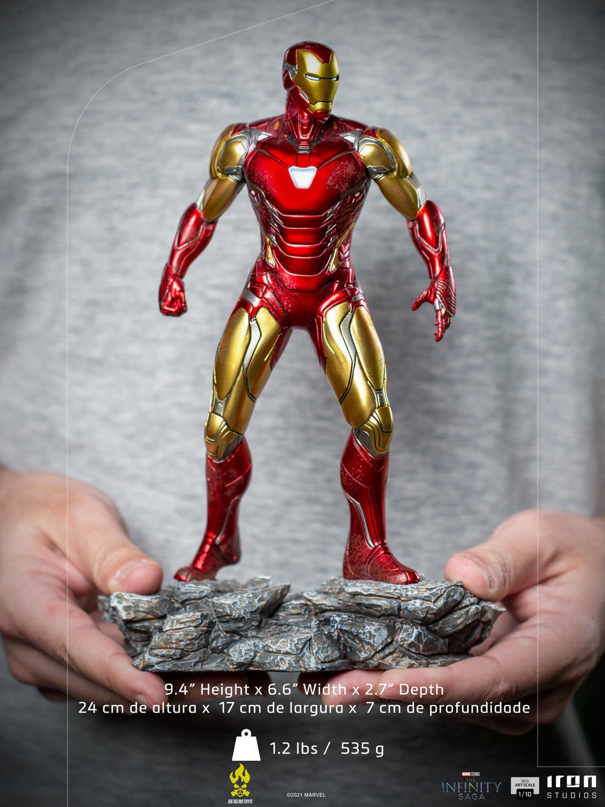 Iron Studios MARCAS44221-10 - Marvel Comics - Avengers IV : Endgame - Iron Man