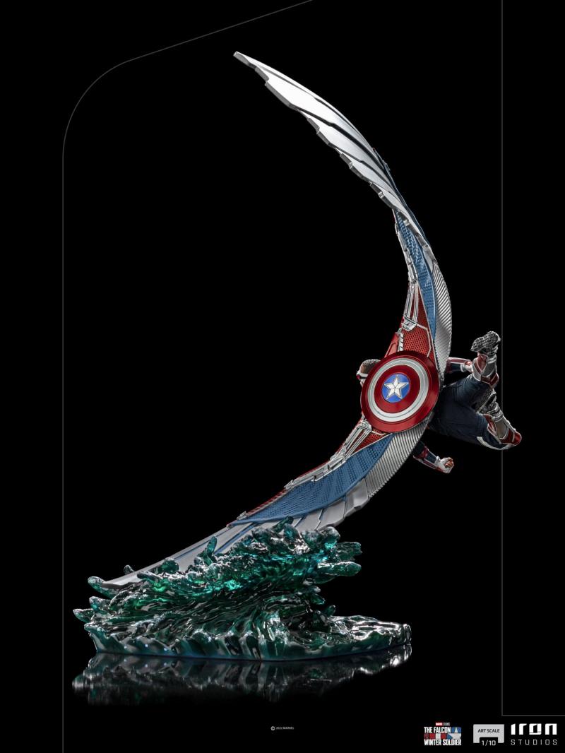 Iron Studios MARCAS59621-10 - Marvel Comics - The Falcon and the Winter Soldier - Captain America Sam Wilson