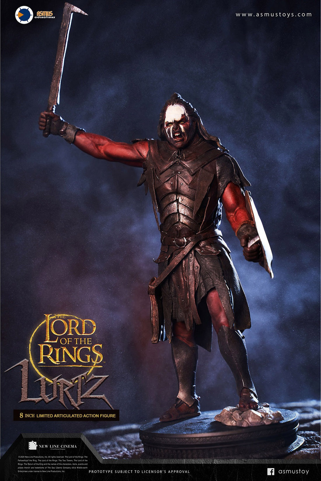 Asmus Toys LOTR8IN003 - The Lord of the Rings - Lurtz