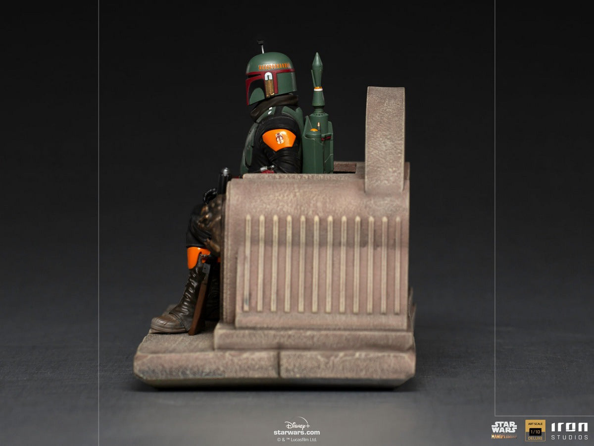Iron Studios - Star Wars : The Mandalorian - Boba Fett & Throne