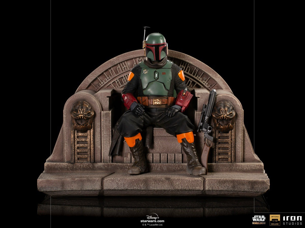 Iron Studios - Star Wars : The Mandalorian - Boba Fett & Throne