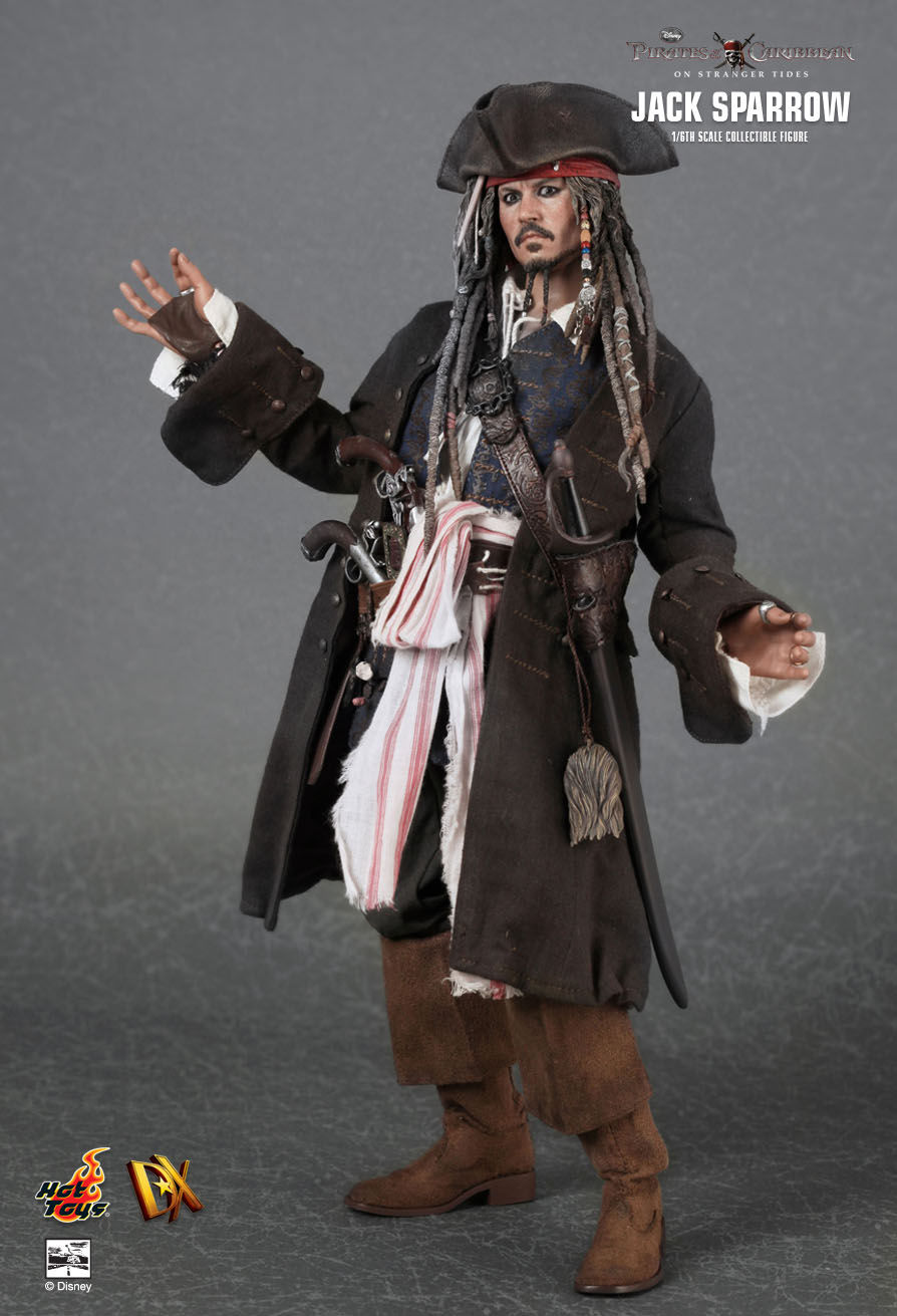 Hot Toys DX06 - Pirates Of The Caribbean : On Stranger Tides - Captain Jack Sparrow