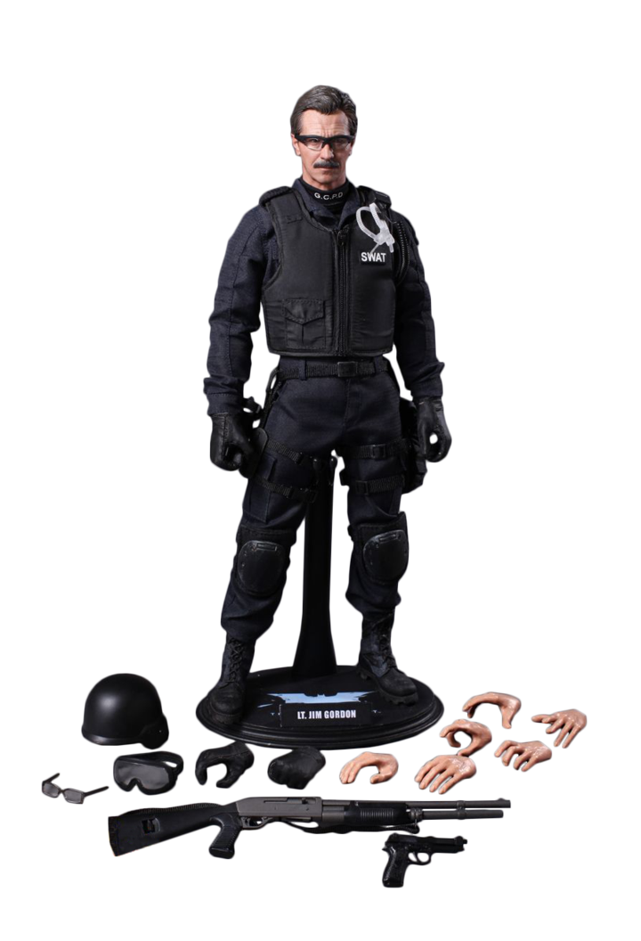 Hot Toys MMS182 - DC Comics - The Dark Knight - LT. Jim Gordon S.W.A.T. Suit Version