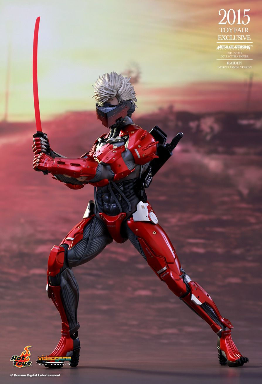 Hot Toys VGM19 - Metal Gear Rising : Revengeance - Raiden Inferno Armor Version