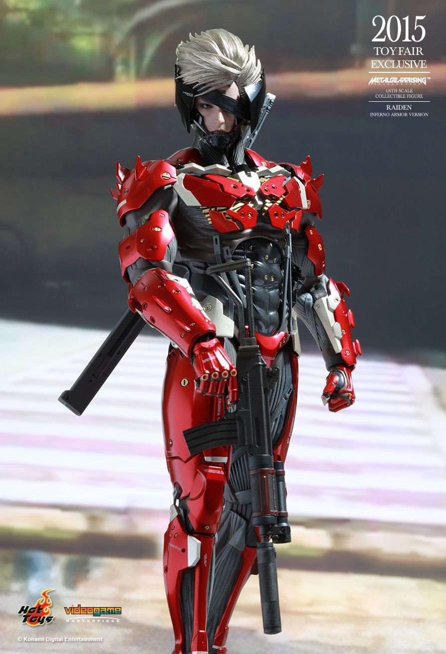 Hot Toys VGM19 - Metal Gear Rising : Revengeance - Raiden Inferno Armor Version