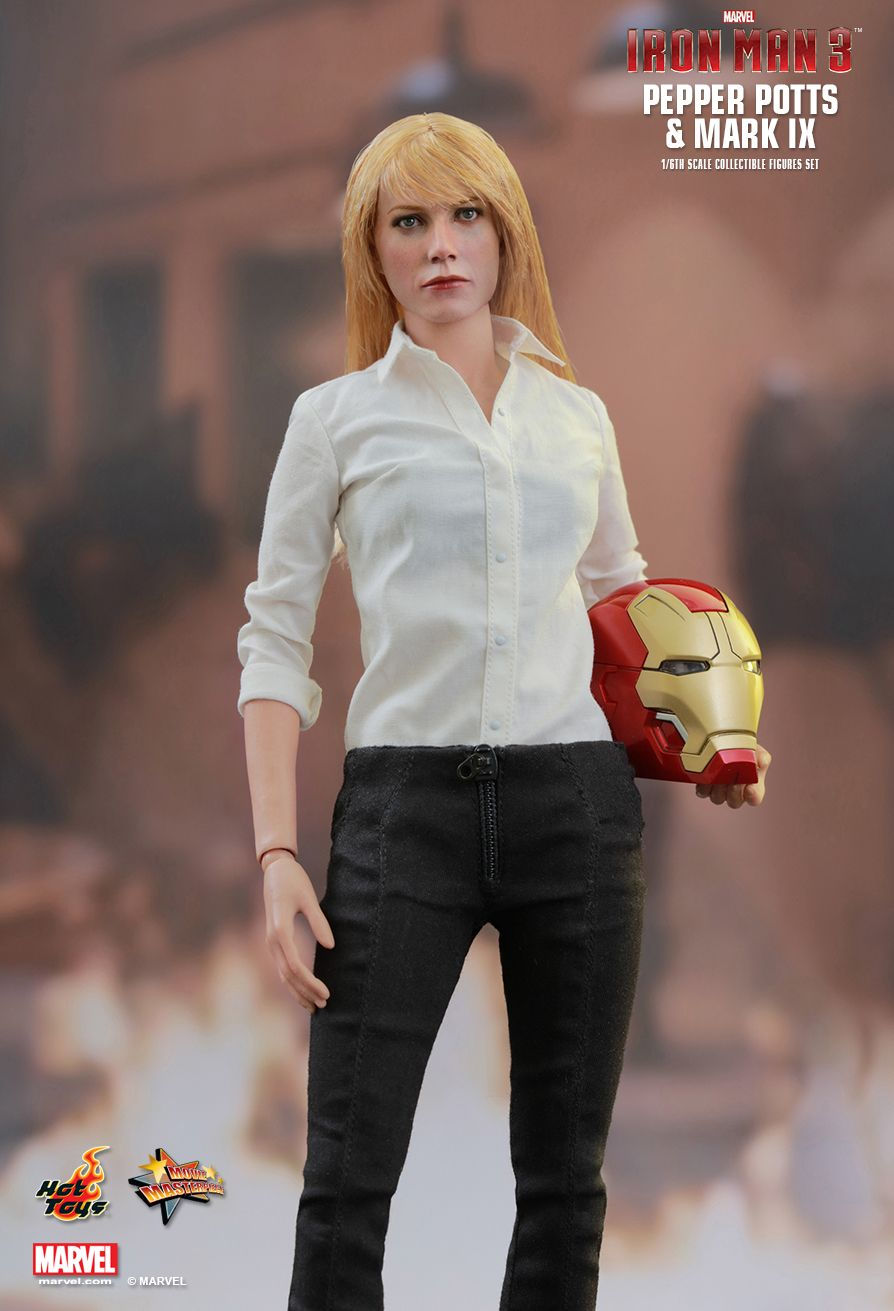 Hot Toys MMS311 - Marvel Comics - Iron Man 3 - Pepper Potts & Iron Man Mark 9