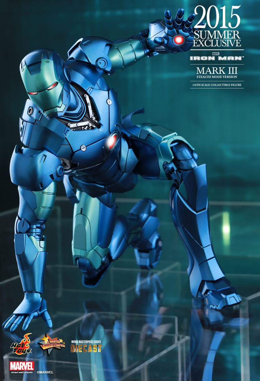 Hot Toys MMS314D12 - Marvel Comics - Iron Man - Iron Man Mark 3 Stealth Mode Version