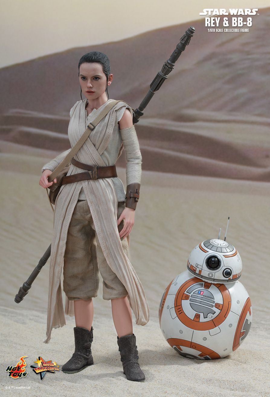 Hot Toys MMS337 - Star Wars : The Force Awakens - Rey And BB-8