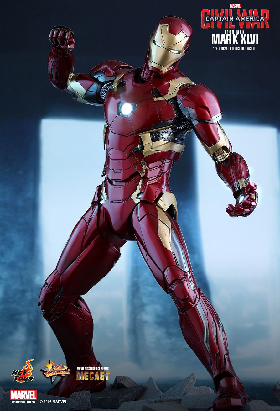 Hot Toys MMS353D16 - Marvel Comics - Captain America : Civil War - Iron Man Mark 46