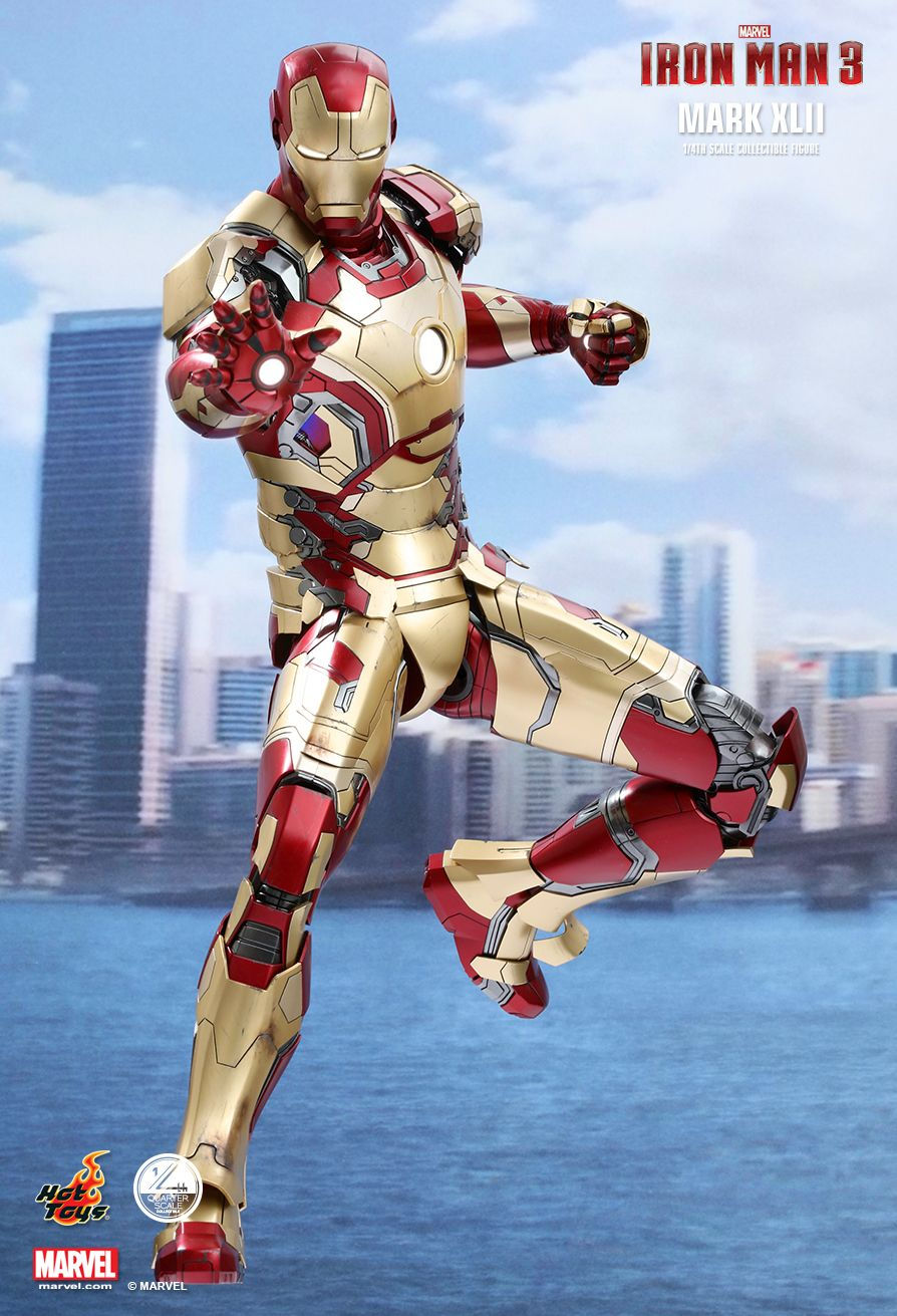 Hot Toys QS007 - Marvel Comics - Iron Man 3 - Iron Man Mark 42 Standard Version