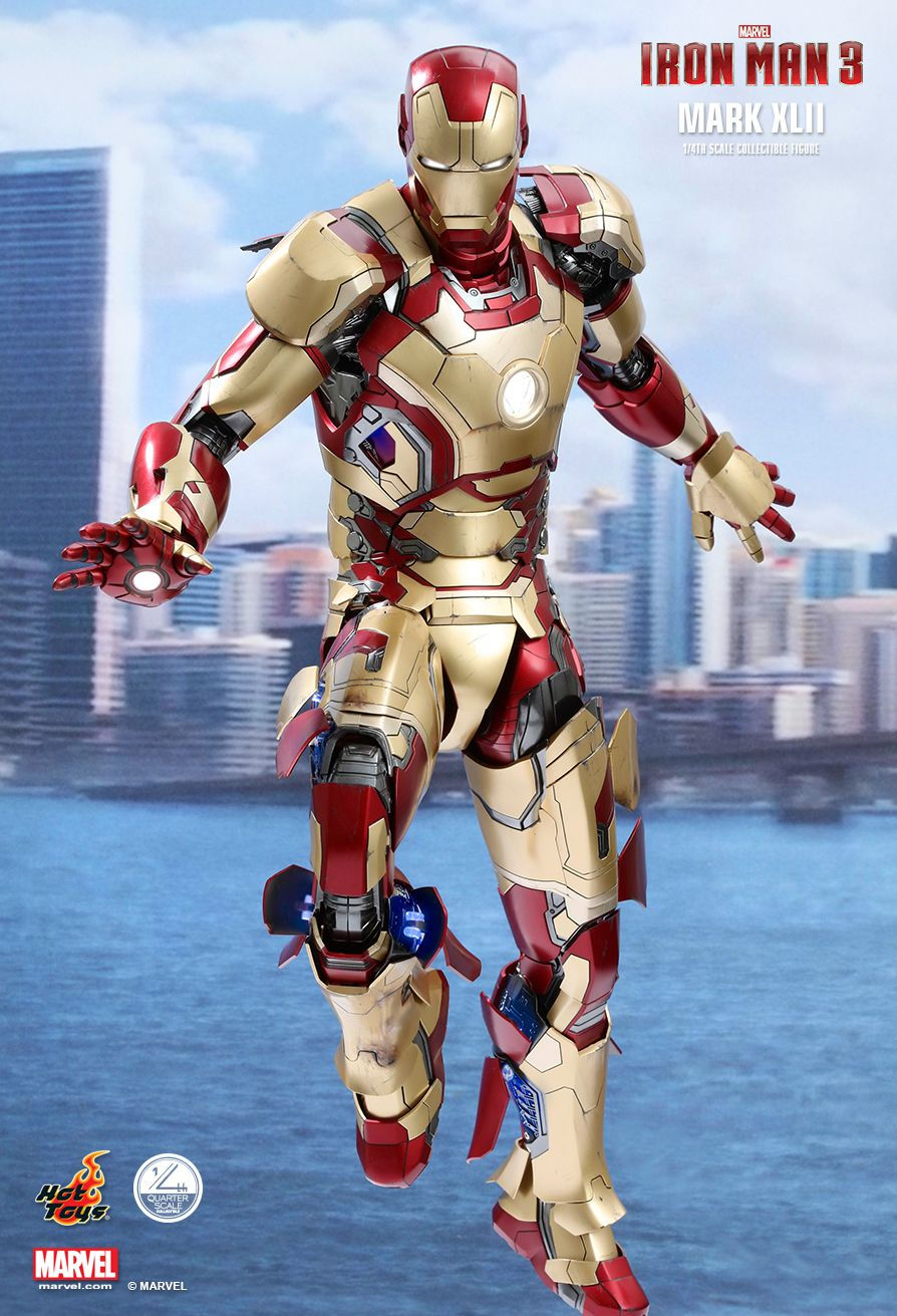 Hot Toys QS007 - Marvel Comics - Iron Man 3 - Iron Man Mark 42 Standard Version