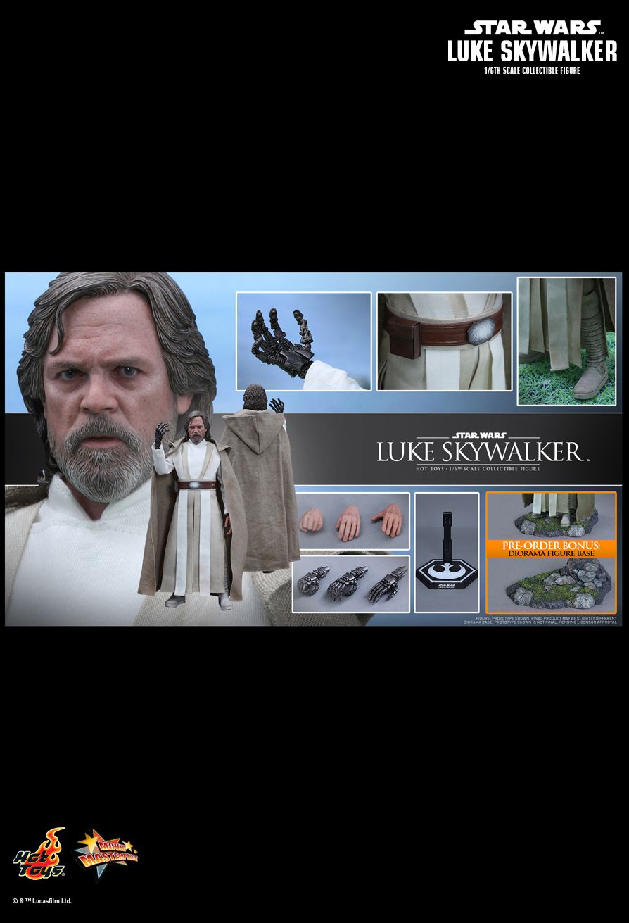 Hot Toys MMS390 - Star Wars 7 : The Force Awakens - Luke Skywalker