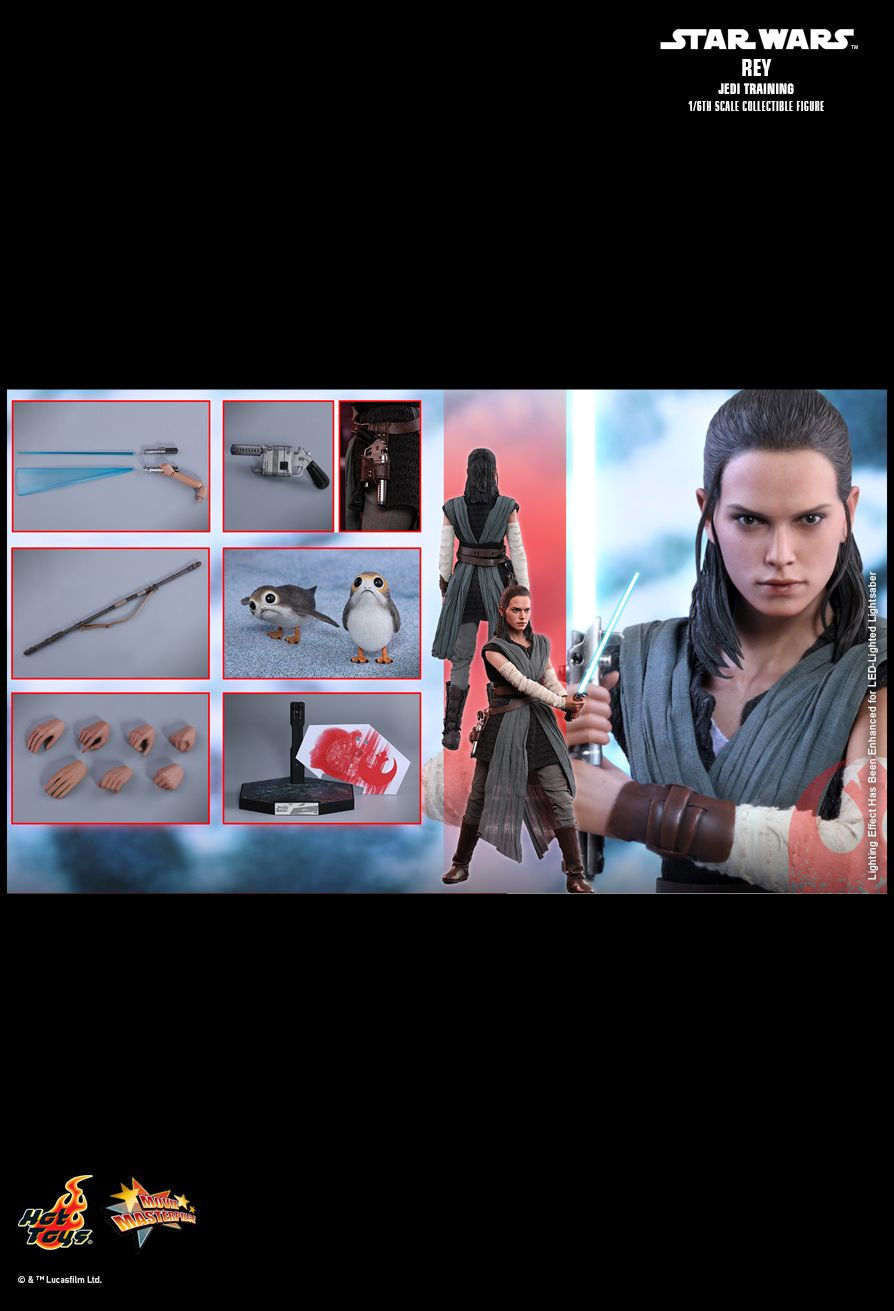 Hot Toys MMS446 - Star Wars : The Last Jedi - Rey Jedi Training