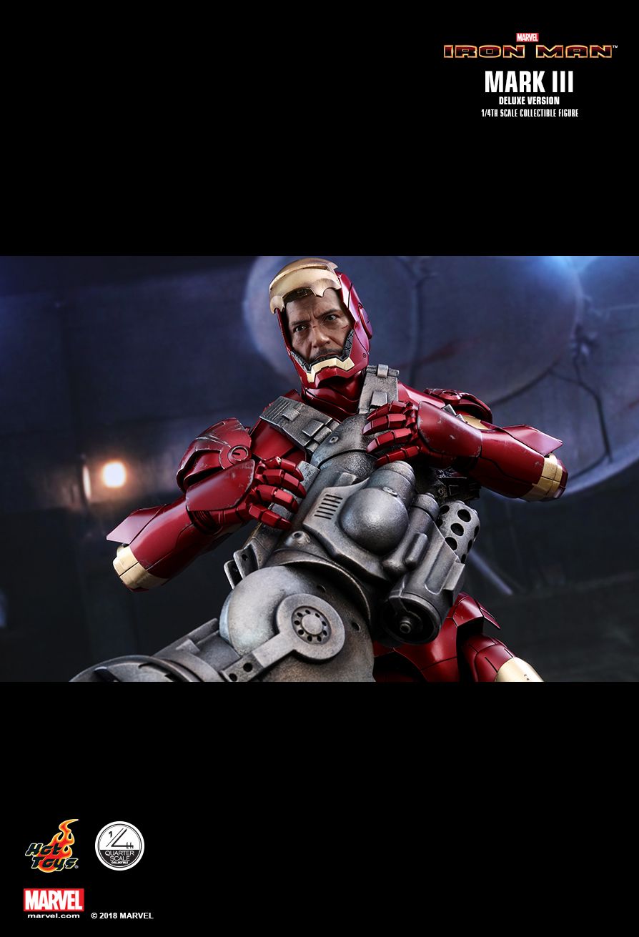 Hot Toys QS012 - Marvel Comics - Iron Man - Iron Man Mark 3 Deluxe Version