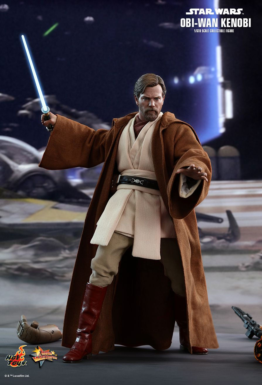 Hot Toys MMS478 - Star Wars 3 : The Revenge Of The Sith - Obi-Wan Kenobi Deluxe