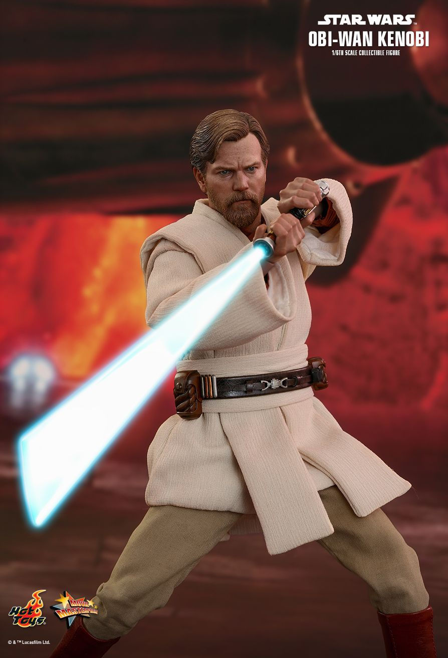 Hot Toys MMS478 - Star Wars 3 : The Revenge Of The Sith - Obi-Wan Kenobi Deluxe