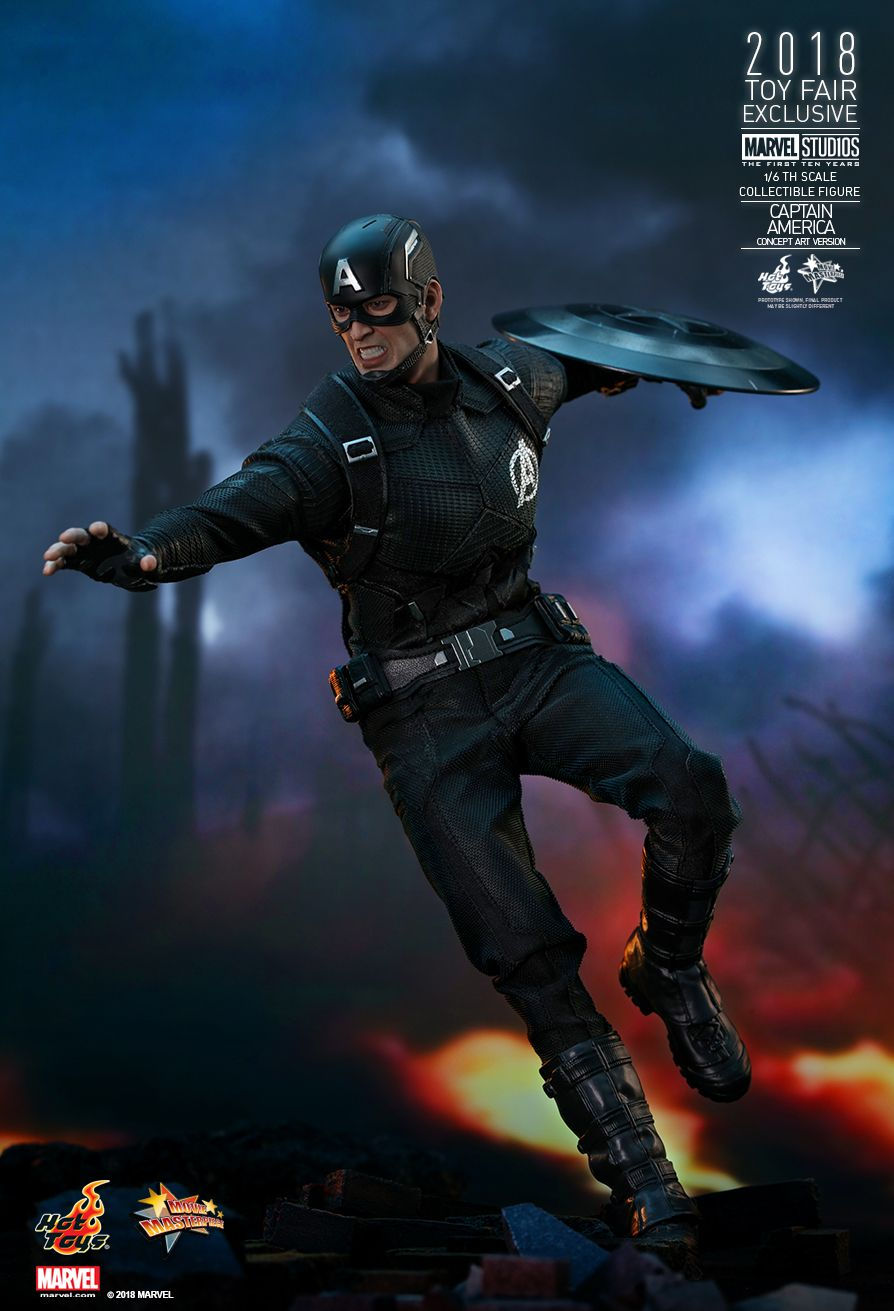 Hot Toys MMS488 - Marvel Comics - Marvel Studios : The First Ten Years - Captain America Concept Art Version